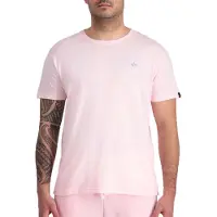 Alpha industries T-Shirt "Unisex EMB T-Shirt", Herren, Gr. 2XS, pink (pastel pink), Obermaterial: 100% Baumwolle, Shirts T-Shirt