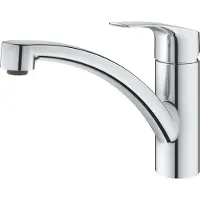 GROHE Eurosmart Einhand-Spültischarmatur, Ausladung 227mm, schwenkbar, 33281003, Farbe: Chrom