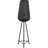 Light & Living - Stehleuchte ADETA - Ø37x135cm - Schwarz