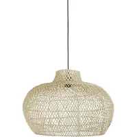 Present Time Light & Living - Hängelampe CHARITA - Ø60x43cm - Braun
