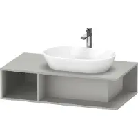 Duravit Waschtischunterbau D-NEO 1 of Fach 260x1000x550mm betongrau matt