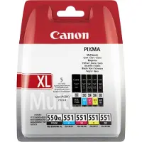 Canon CromaLife 100+, Standardertrag, Cyan, Magenta, Gelb, Tinte auf Pigmentbasis, 9 ml, Multipack