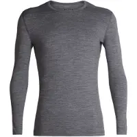 Icebreaker Longsleeve Men 200 Oasis LS Crewe Gritstone Heather-XS