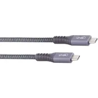 Shiverpeaks BS13-67150, 1,5 m, USB C, USB C, USB4 Gen 3x2, 40 Gbit/s, Grau