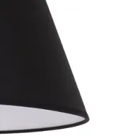 Duolla Lampenschirm Sofia Höhe 31 cm, schwarz/weiß