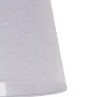 Duolla Lampenschirm Classic L für Stehlampen, weiß/klar
