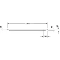 Duravit D-Code Duschwanne, 1800x900mm, Rechteckig, Einbauversion, 720165000000000, Farbe: Weiß