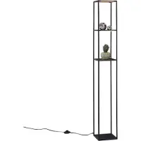Paul Neuhaus LED-Stehleuchte Conni, schwarz, Metall, 140cm
