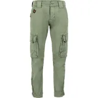 Alpha industries Cargohose "Task Force Pant", Herren, Gr. 34, Normalgrößen, grün (vintage grün), Obermaterial: 98% Baumwolle, 2% Elastan, Hosen Cargohose