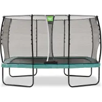 Exit Allure Classic Trampolin 214x366cm, auf Beinen, Rechteckig, Grün