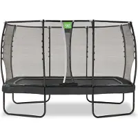 Exit Allure Premium Trampolin 214x366cm, auf Beinen, Rechteckig, Schwarz