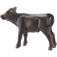 Schleich 13768 - Angus Kalb, Tier Spielfigur, schwarz