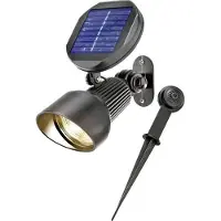 Esotec Solarspot SPOTLIGHT warmweiß 2800K AKKU IP44 wetterfest outdoor 102136