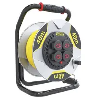 VLM Stanley Fatmax Professionelle Neopren-Kabeltrommel mit Anti-Twist-System - 40 m - 3G2,5 - 4 Buchsen