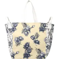 Marc O'Polo Schultertasche Mareen Shopper M13 / Vanilla Flower gelb weiß