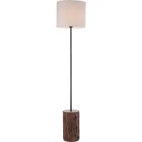JUST LIGHT BARK Stehleuchte E27 max.40W Braun/Cremeweiß 11234-79