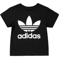 Adidas Originals T-Shirt - Trefoil - Schwarz/Weiß - - 7 Jahre (122) - T-Shirts