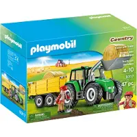 Playmobil 9317 Tractor with Trailer 4+ Yearbeschädigt