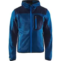 Blakläder Strickjacke mit Softshell 4930 - L / Blau