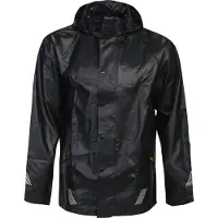 Projob Regenjacke 4430 aus PVC mit abnehmbarer Kapuze und verschweißten Nähten