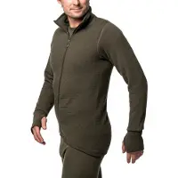 Woolpower - Full Zip Jacket 400 - Wolljacke Gr XL oliv