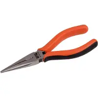 Bahco Halbrunde Spitzzange Mit Zwei-komponenten-griffen Und Lackierung 165 Mm