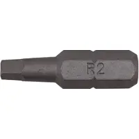 Bahco 1/4" Standard-Bit für Nr.1-Robertson-Schrauben 25 mm – 5 Stk/Kunststoffbox