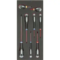 Bahco Phillips And Pozidriv Slotted In Foam Tray 1-3 Fit&go Schraubendreher-set 8 Einheiten