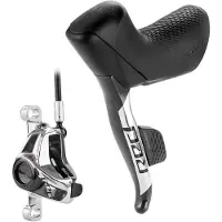 Sram Red E-tap Axs Shift/lever With Hydraulic Dm Disc Caliper Left Vorderradbremse Schwarz Schwarz One Size