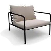 Houe Sessel Avon schwarz, Designer Henrik Pedersen, 81.2x58.4 / mit Kissen 81x99.1 cm