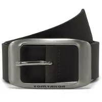 Tom Tailor Ledergürtel "TTAMY", Damen, Gr. 105, braun (braun uni), Rindsleder, unifarben, Gürtel Ledergürtel, 4 cm breiter Damengürtel, modisch vielseitig