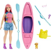 Barbie HDF75 - Barbie - Puppe mit Zubehör und Accessoires, Camping