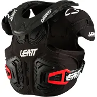 Leatt Fusion 2.0 Junior Schwarz Kinder Protektoren Weste Größe S-M