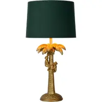Lucide Tischleuchte Extravaganza Coconut, grün/gold