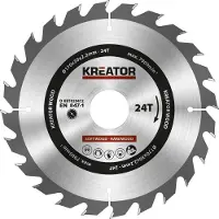 Kreator 170x30x2.2 Mm 24t Holzkreissägescheibe Silber Silber One Size