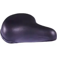 Simson 5360950, Fahrradsattel, Unisex, Schwarz, Einfarbig, 23,8 cm, China