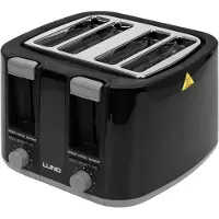 LUND Toaster 1300–1500 W Schwarz – W-67501