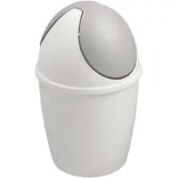 Sunware Tiglio Tischmülleimer mit Deckel 1,5 Liter - 15x22cm - kleiner Tischabfa