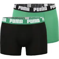 Puma Herren Boxershorts 2er Pack Amazon Green - XL