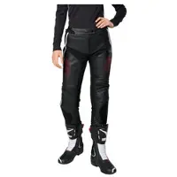 Rekurv C-20.03 Damen Lederkombihose Büffelleder schwarz, 42