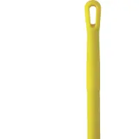 Vikan Hygiene 2939-6 steel 150cm, geel ergonomisch, roestvrijstaal, ø31mm