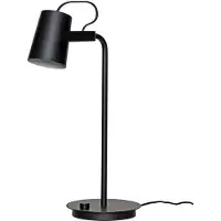 Hubsch Tischleuchte Ardent, schwarz, Eisen, E14, Höhe 54 cm