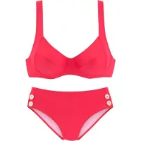 Vivance Bügel-Bikini mit goldfarbenen Zierknöpfen