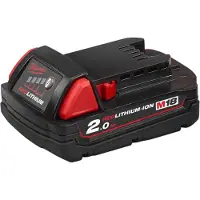 Milwaukee M18 B2 18 V Akku M18 B2 2.0 Ah Red Li-Ion