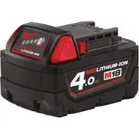Milwaukee Original Akku M18, M18B5 Red Lithium Akku Li-on 18V 4,0Ah, Akku Weitkowitz Stilo Cut 50
