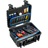B&W Cases 117.16/L, Schwarz, Polypropylen (PP), Staubresistent, Wasserdicht, 355,6 mm, 152,4 mm, 279,4 mm
