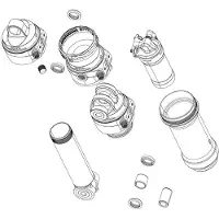 RockShox Befestigungsmaterial Für Hinterachsdämpfer 1/2