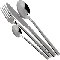 Pinti Inox Ein 24-teiliges Besteck-Set "SYNTHESIS" in einer roten Schachtel