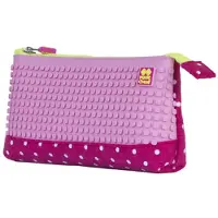 PIXIE CREW beutel mit Silikonseite und Pixeln 20 cm rosa