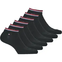 Tommy Hilfiger Kurzsocken "TH MEN QUARTER 6P ECOM" 6 Paar, 6 Stk. tlg. mit Logostickerei
